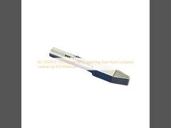 IEC 61010-2-012-図 103 掻き削りツール 硬溶接されたカービッド尖端 K10 材料